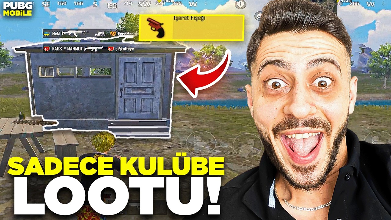 SADECE KULÜBE LOOTU İLE OYNADIM!? M416 + AKM ÇIKTI ! - PUBG MOBİLE
