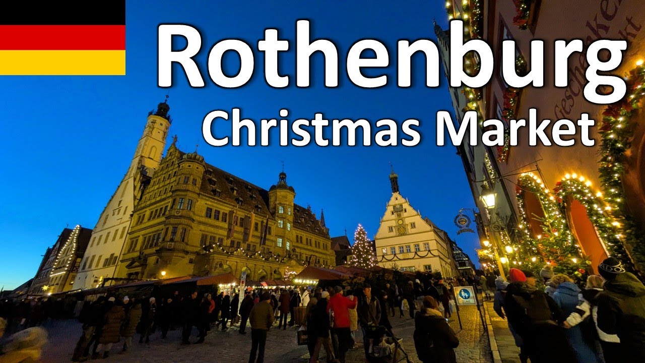 【Rothenburg】🇩🇪A Fairytale Christmas Market in Germany🎄｜Romantic Road✨