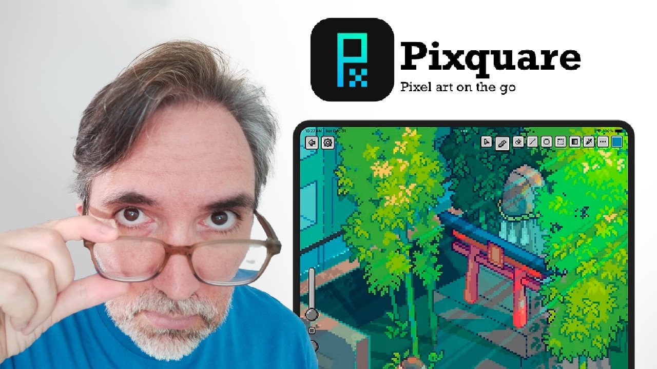 Probando Pixquare: ¿La MEJOR app de PIXEL ART para iPad? REVIEW ASMR