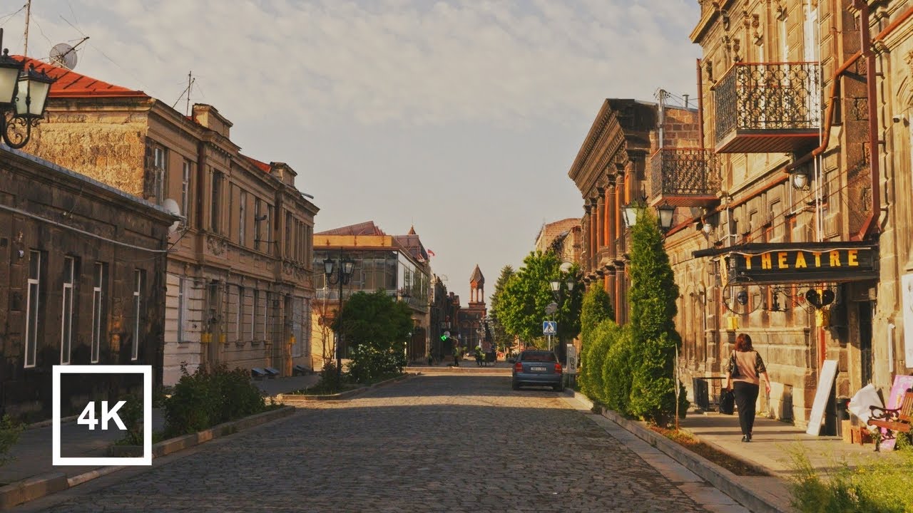 Утренняя прогулка по старому городу Гюмри, Армения | Morning Walk in Gyumri, Armenia