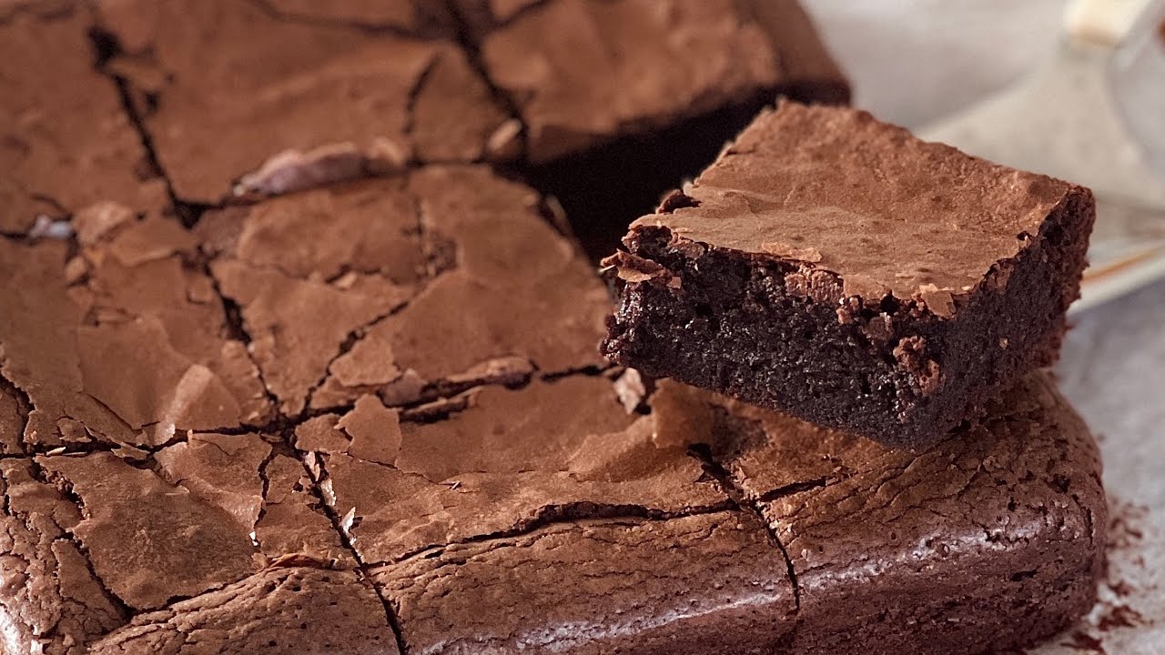 Рецепт жевательного брауни с помадкой