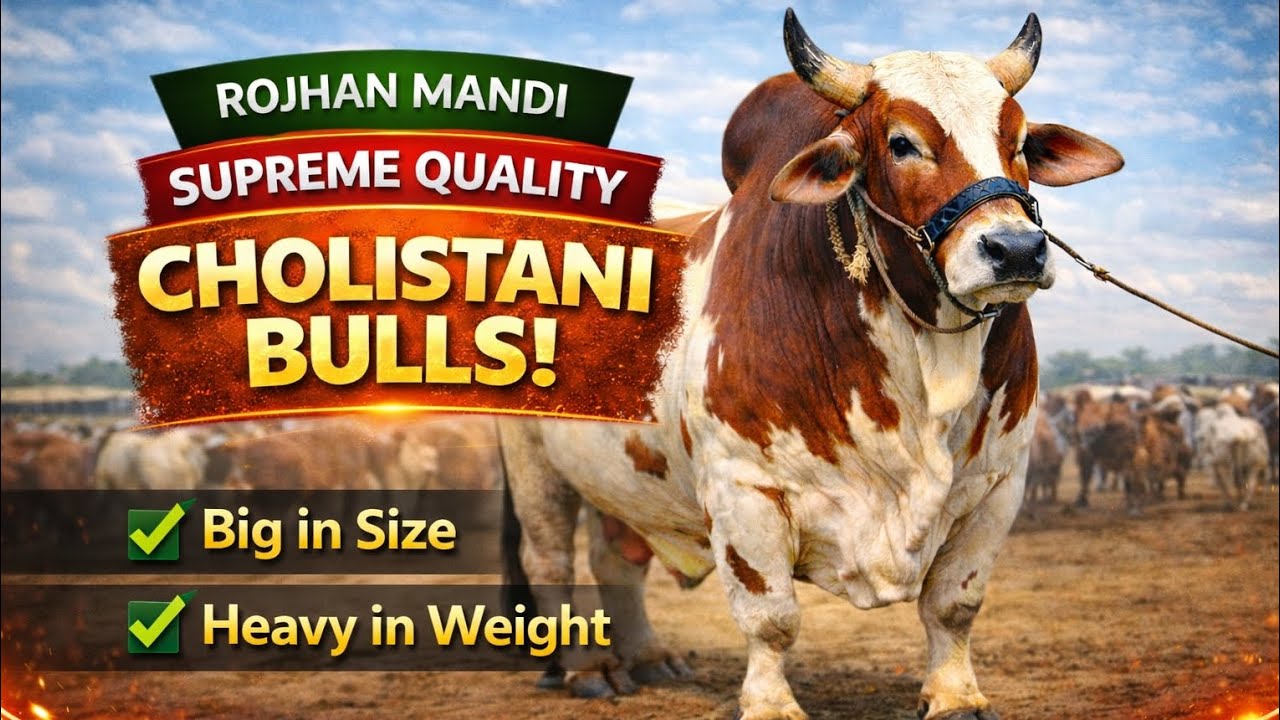 روجھان منڈی لیٹسٹ اپڈیٹ 🐄سپریم کوالٹی کے بچھڑے قربانی کے لیے بہترین آپشن Janwar Mandi Vlogs Rajanpur