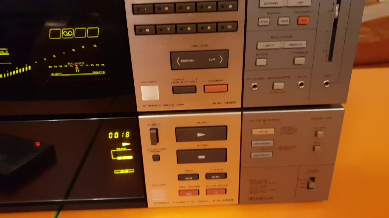 Akai amplituner AA-M33 & cassete tape deck HX-M33