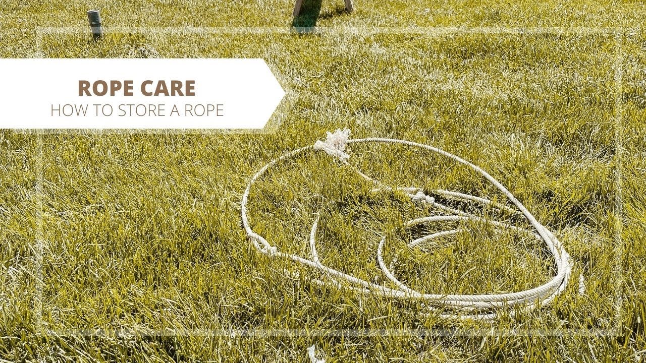 Rope Care / How to Store a Rope