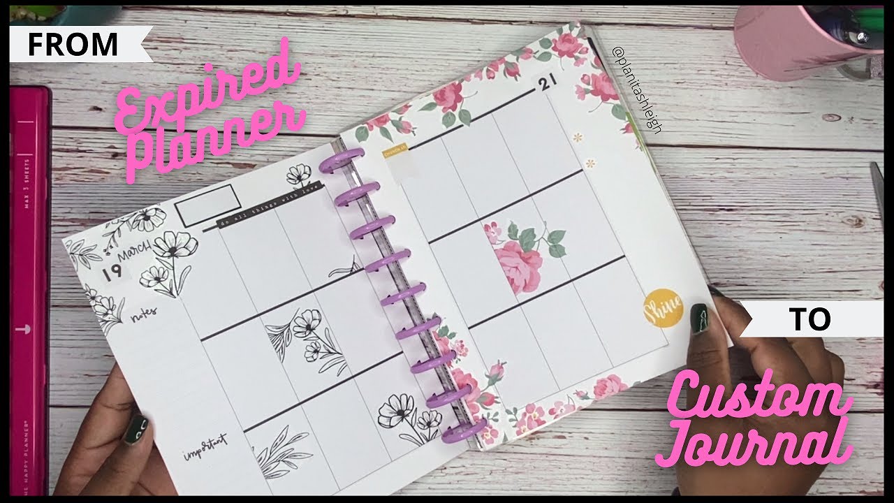 Plan With Me | How I Reuse My Expired Planners | Classic Happy Planner