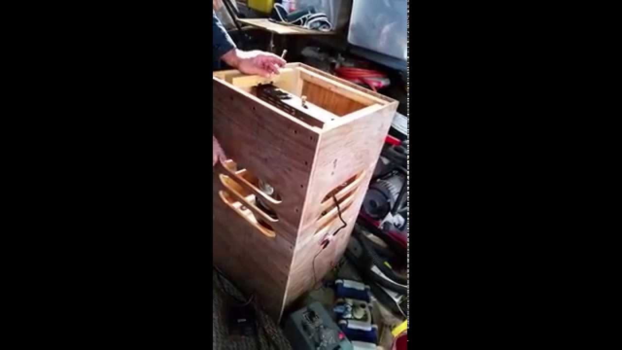 Homemade Leslie Rotary Speaker