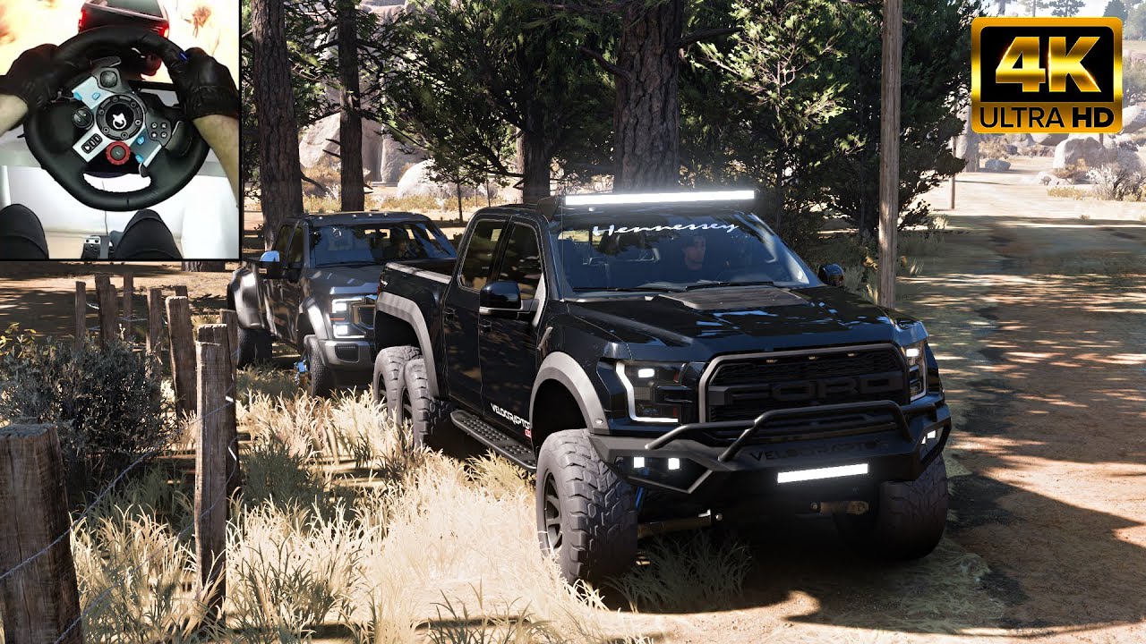 Hennessey VelociRaptor 6x6 | Forza Horizon 5 - CONVOY | Logitech G29 Steering Wheel Gameplay