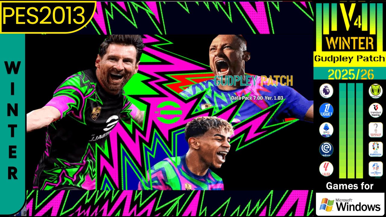 PES 2013 - Gudpley Patch Season 2026 | Winter Transfer (PC) | DOWNLOAD