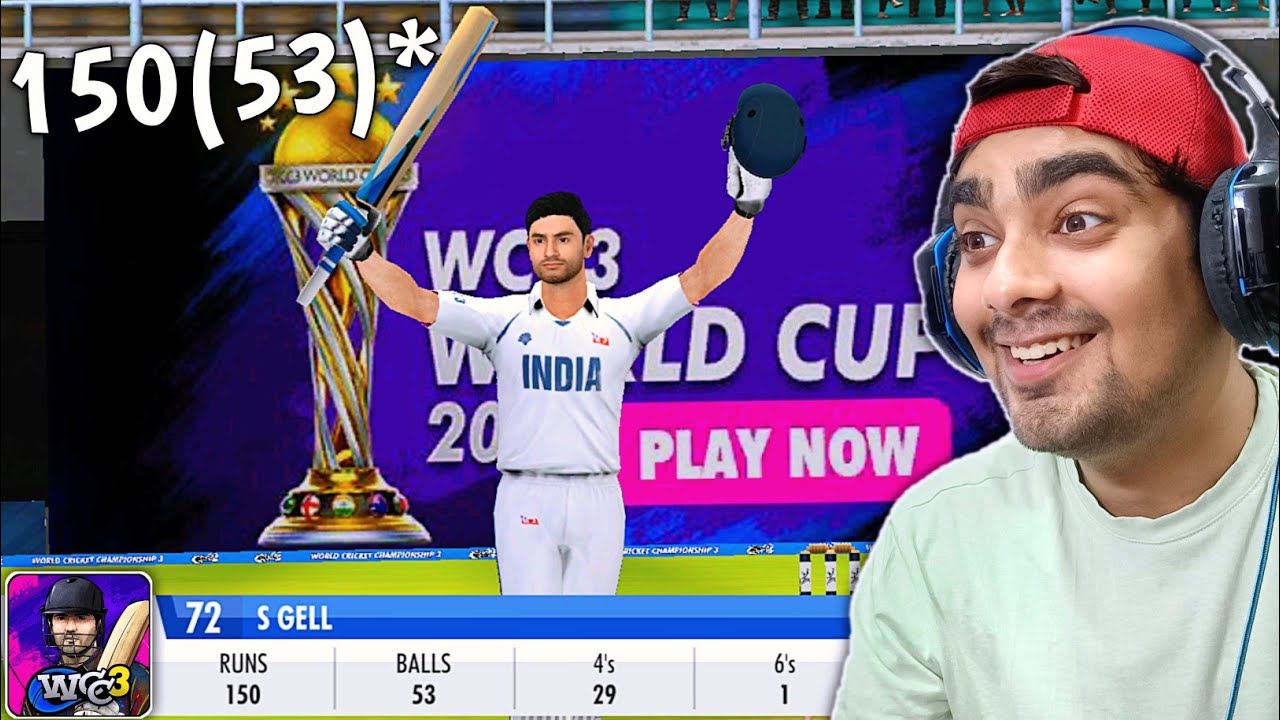 GILL 150(53)* India Vs England Test-5 WCC 3 2024