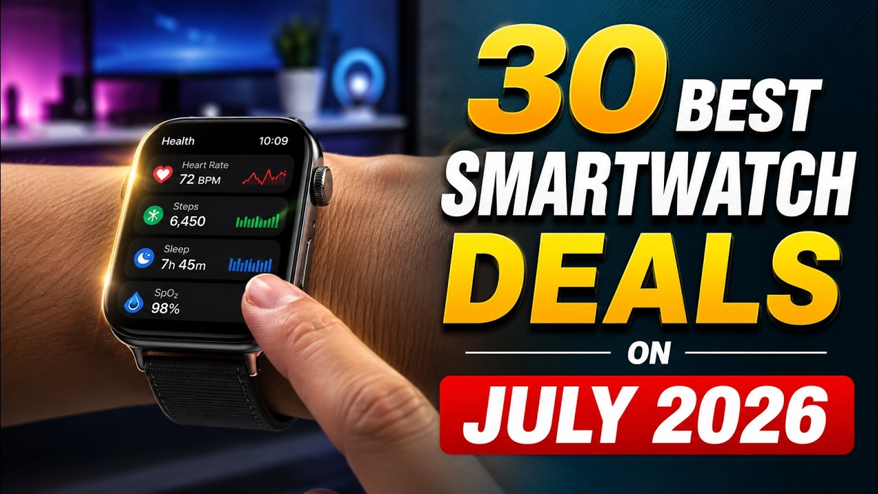 Top 16 Best Smartwatch Deals On Amazon July 2026!