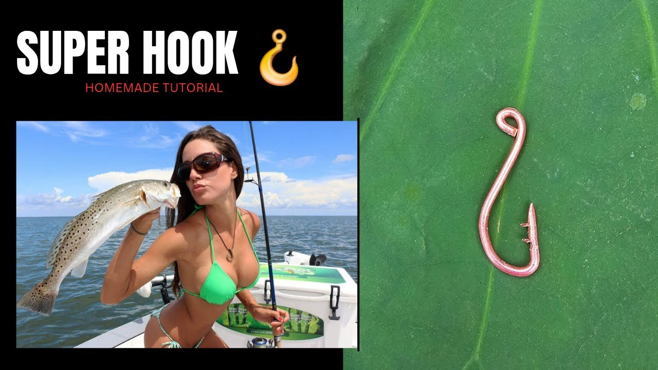 Fishing Hook | New Style Hook Trap | Offset Eagle Claw Fish Hooks, Bass Hook (homemade tutorial)