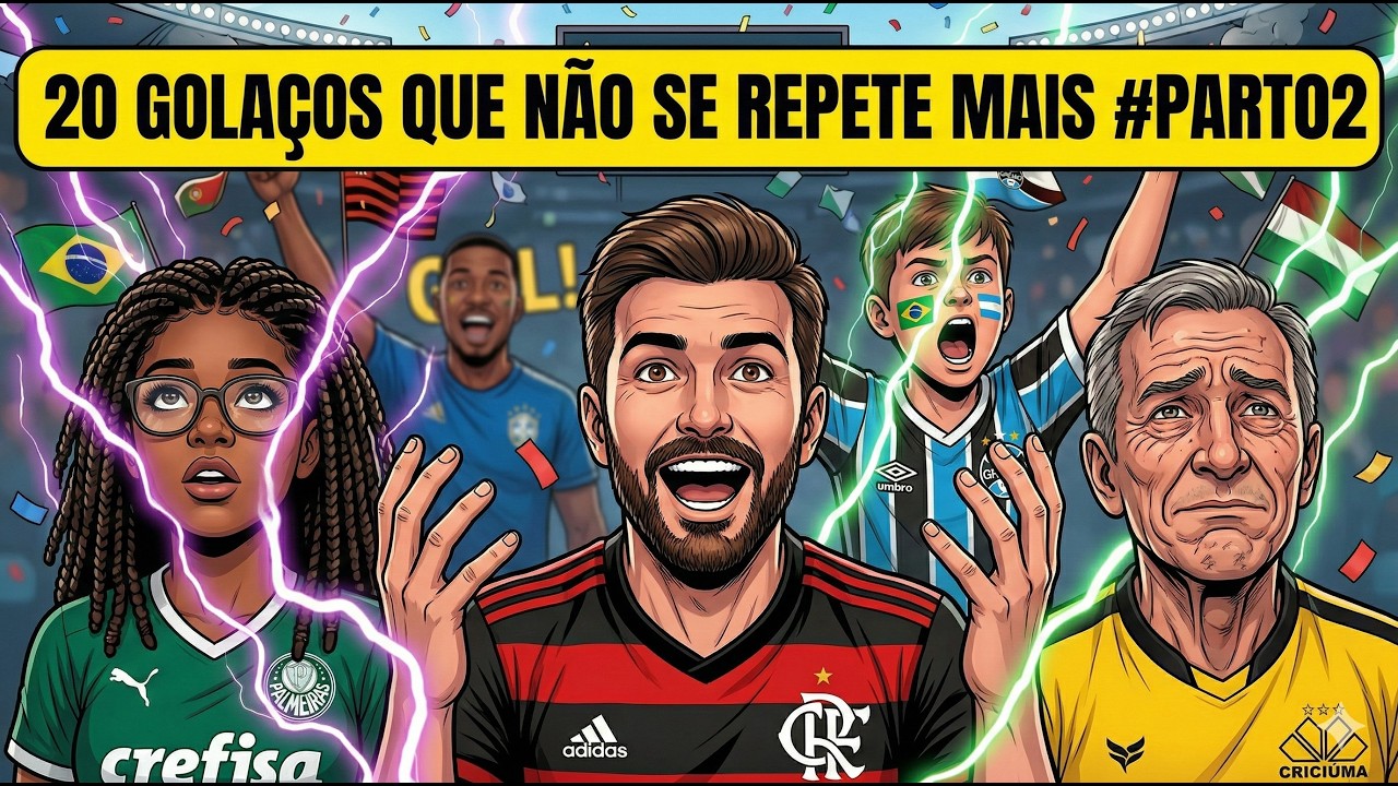 Se Esses 20 Gols dos ANOS 2000 Fossem Hoje, a Internet IA PARAR! 😳 #part02 #gols #anos2000