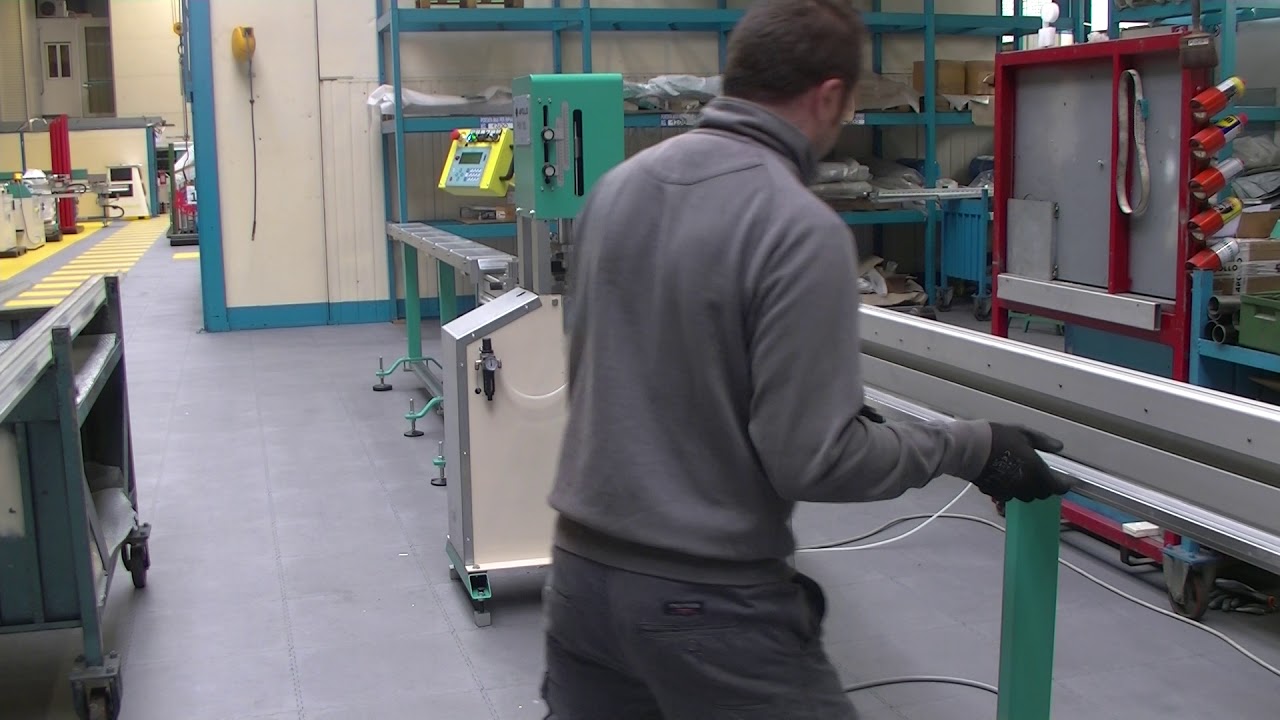 Pmv30T con speedy profili alluminio / Pmv30T with speedy feeder - Aluminium Profiles
