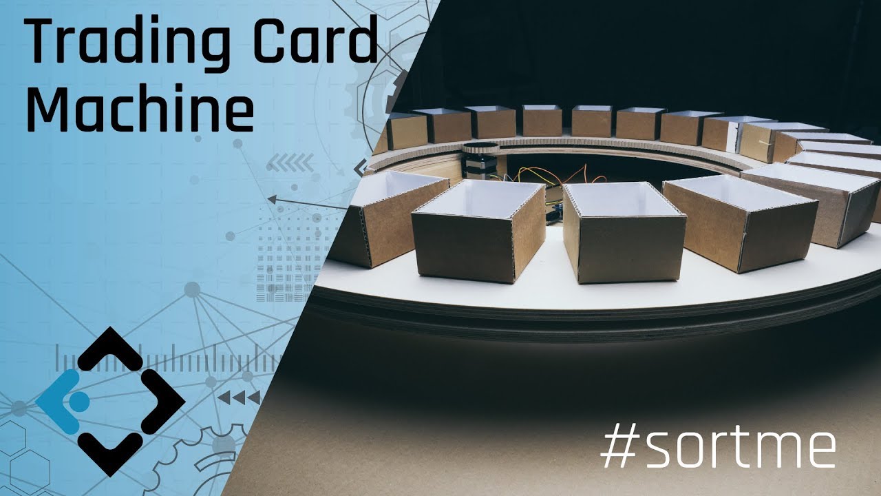 How to make a Card Sorter for a Trading Card Machine using Cardboard, Plywood and an Arduino UNO