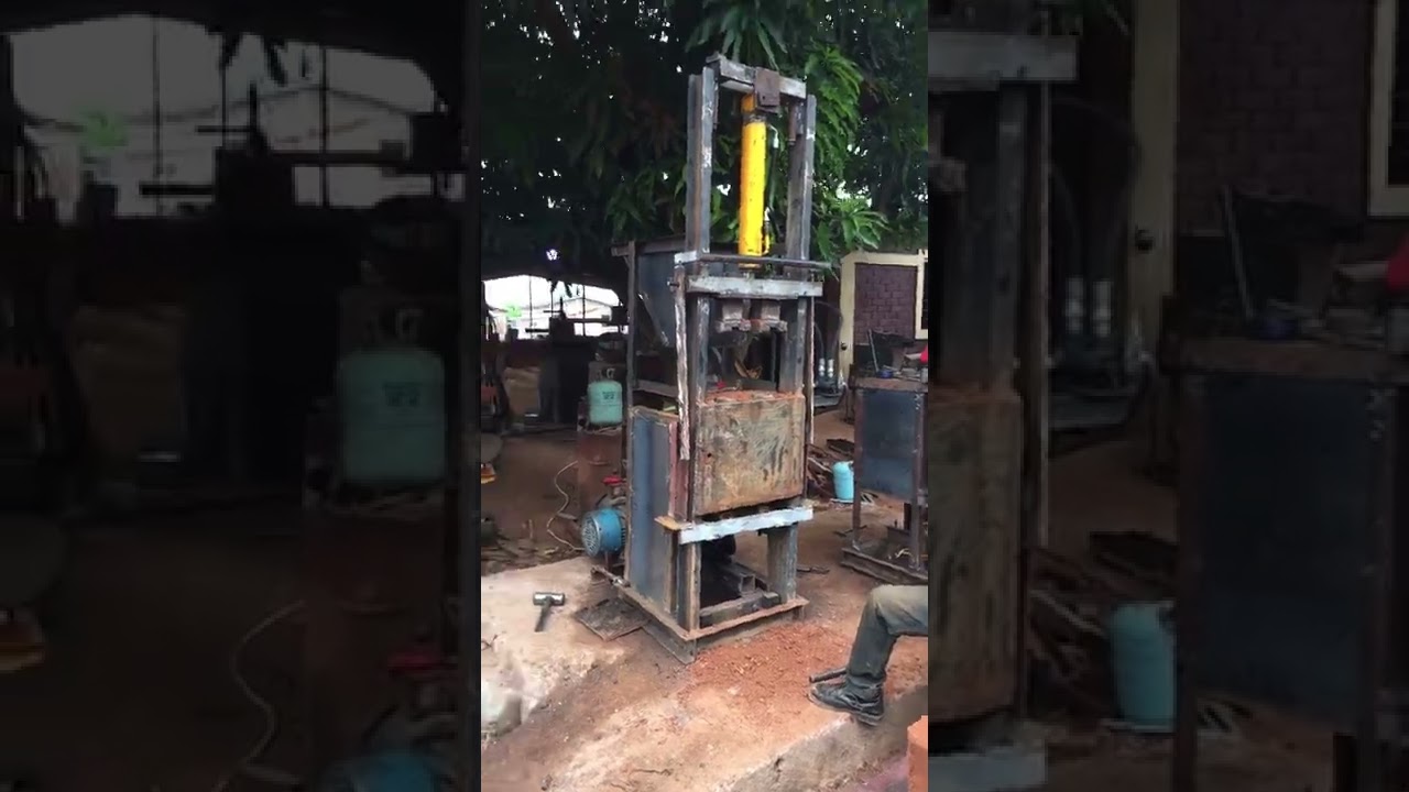 Engineering in Ghana, interlocking block machine production