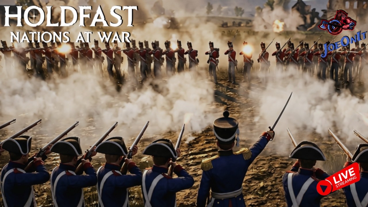 FORM THE LINE! - Holdfast: Nations At War LIVE (Chaotic Line Battles & Bayonet Charges)