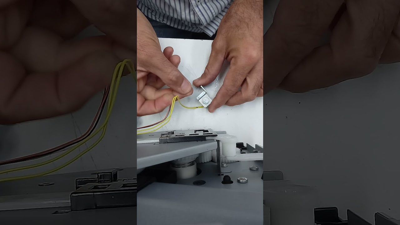 Atolamento papel impressora HP laser.  solenóide parte 1