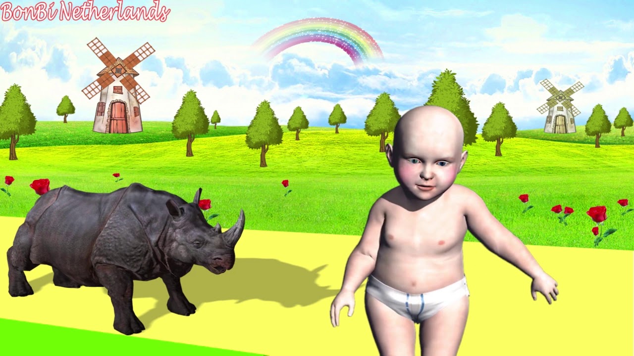 Dierengeluiden voor peuters in het Engels | Educatieve video's voor kinderen