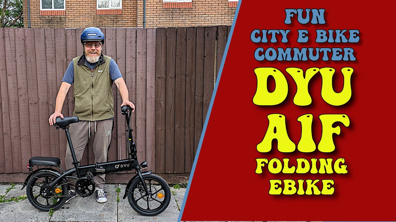 DYU A1F Folding Ebike Unboxing Review and  Test  Ride. Great electric city bike and Commuter.