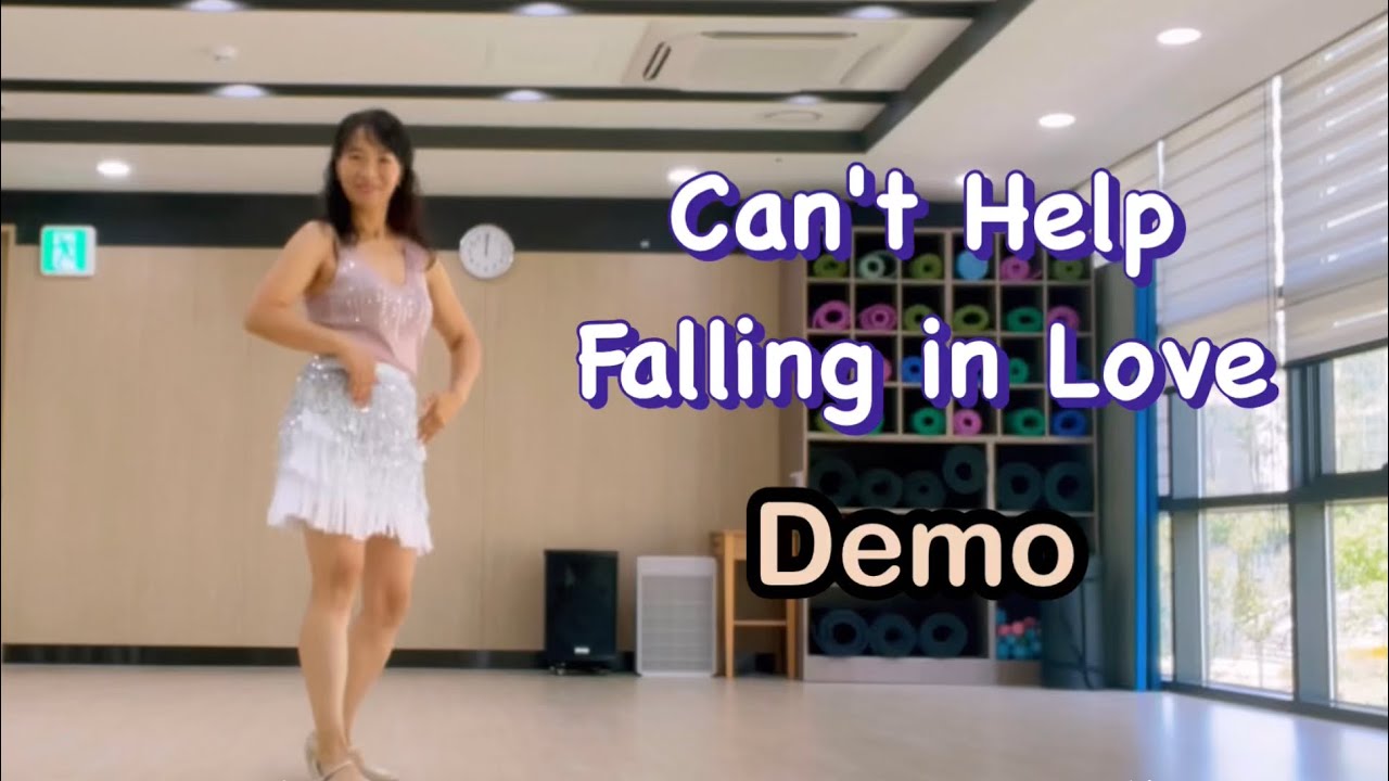 [DEMO]Can't Help Falling in Love Linedance /캔트 헬프 폴링 인 러브 라인댄스/라인 지 Line Ji/원주라인댄스강사