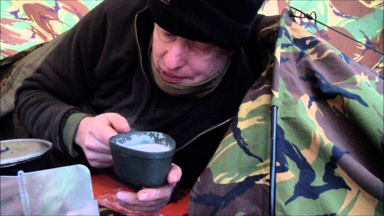Dutch army hooped bivi and camp