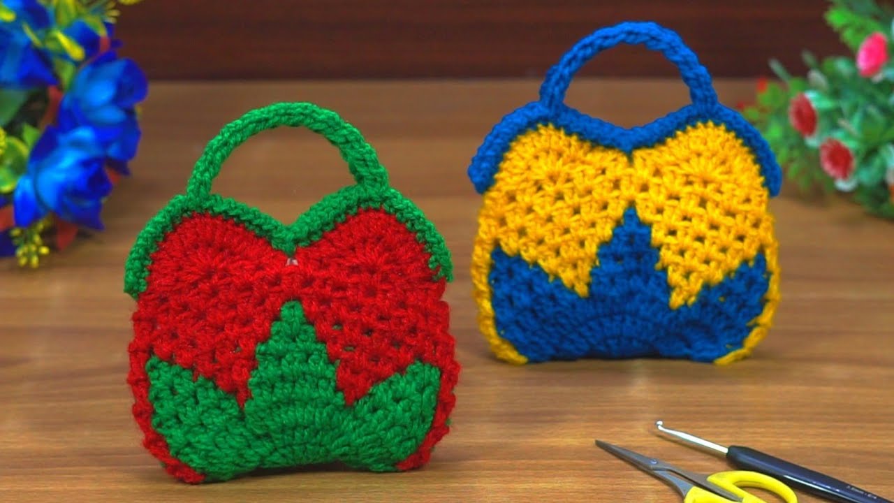 Fantastic!!💗 Crochet Small bag || Cute & Compact #easy #crochet 