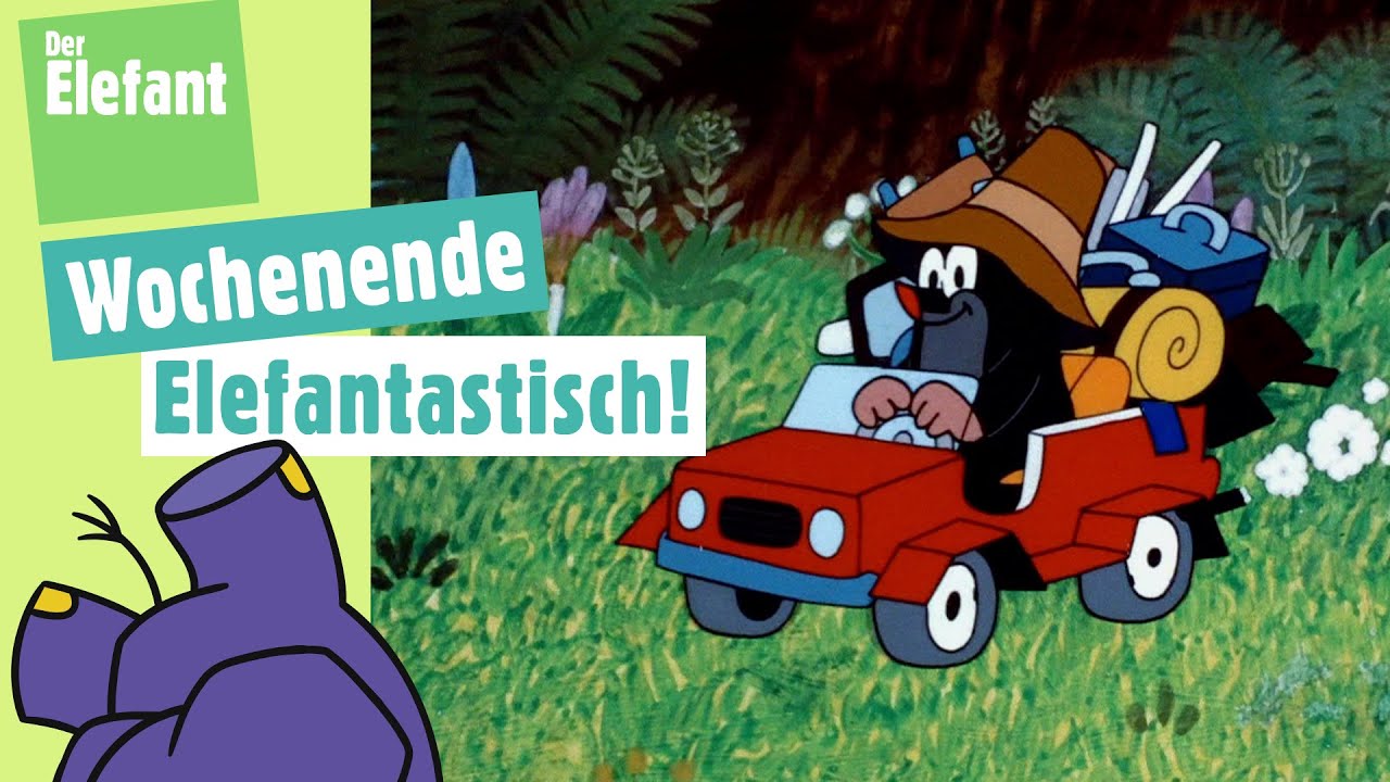 Der kleine Maulwurf und das Wochenende & Katzenchor singt H&auml;nschen klein | Der Elefant | WDR