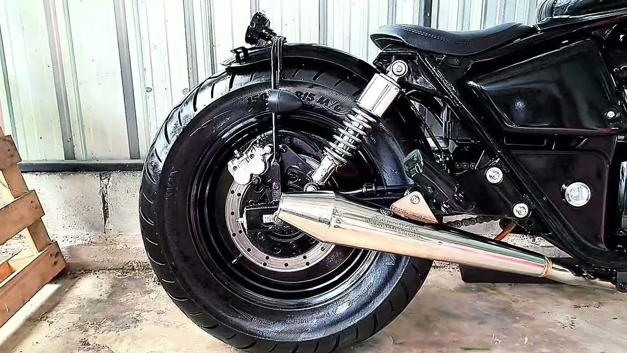 Honda phantom custom .. bobber_black ทรงยอดนิยม ขอขอบคุณพี่ชายจาก ปราจีนบุรี ครับ 7/2025