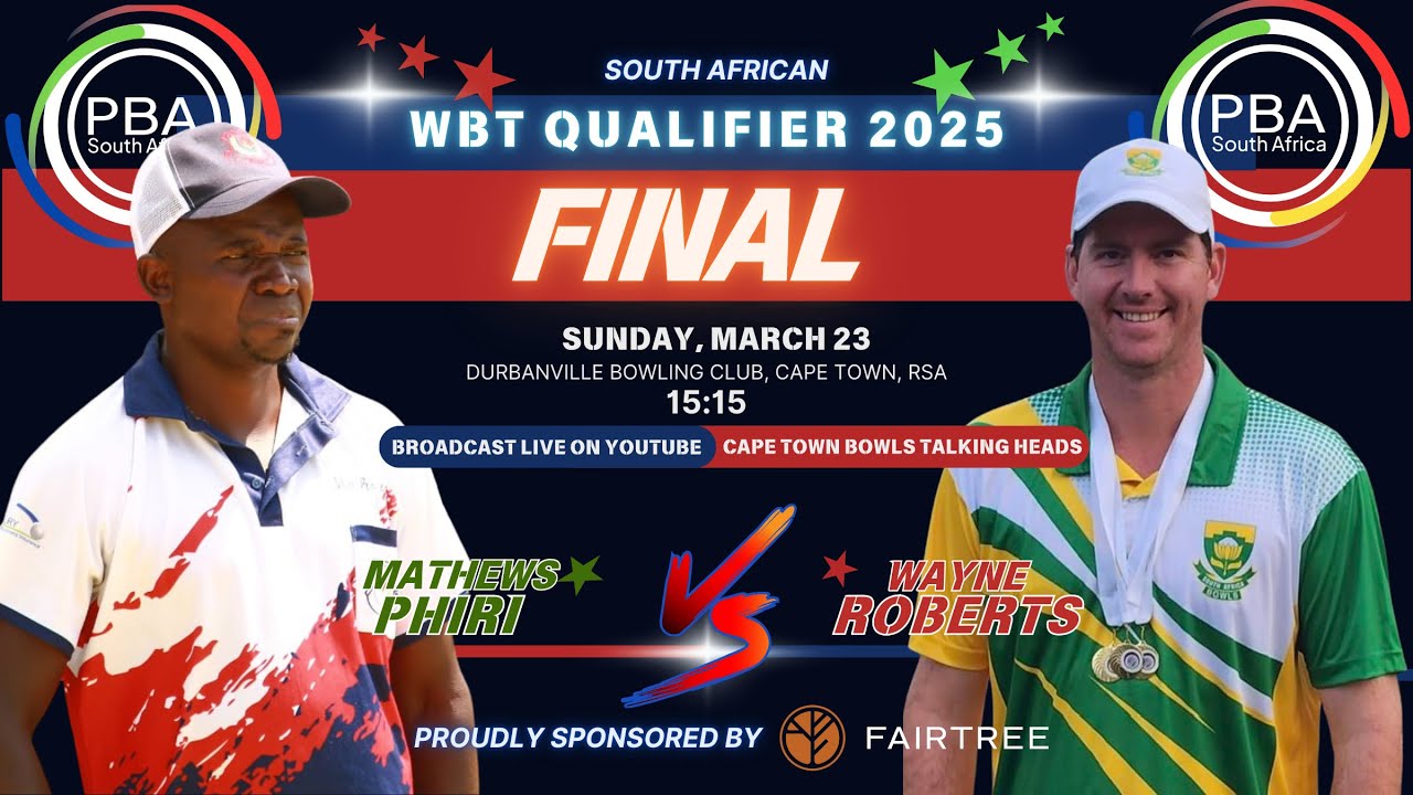 Mathews Phiri VS Wayne Roberts (PBA Qualifiers 2025) - SINGLES FINAL