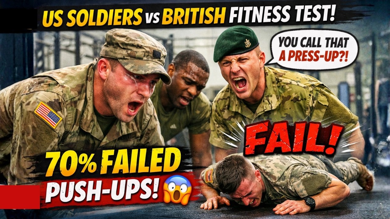 US Soldiers Tried British Army Fitness Test — 70% Failed THIS Exercise 😱