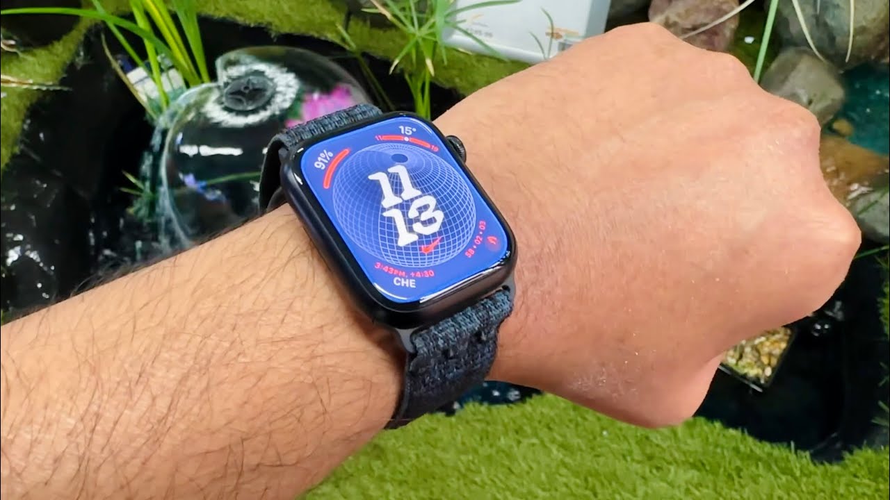 Лучший ремешок для Apple Watch &mdash; Nike Sports Loop Blue/Black: распаковка и обзор