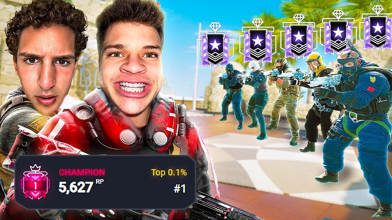 Can 2 Champions Beat 5 Diamonds? (Rainbow Six Siege)