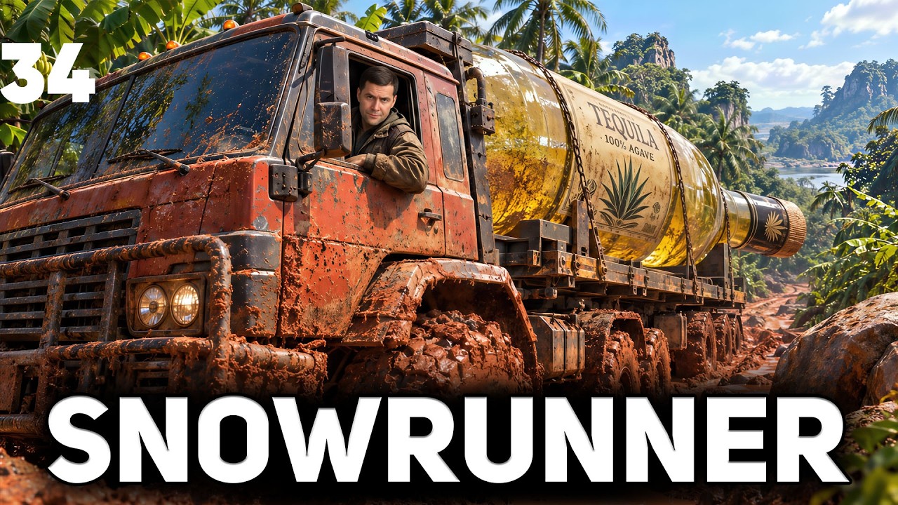 Управляем грузовиком под музыку 🚚 SnowRunner [PC 2020] #34