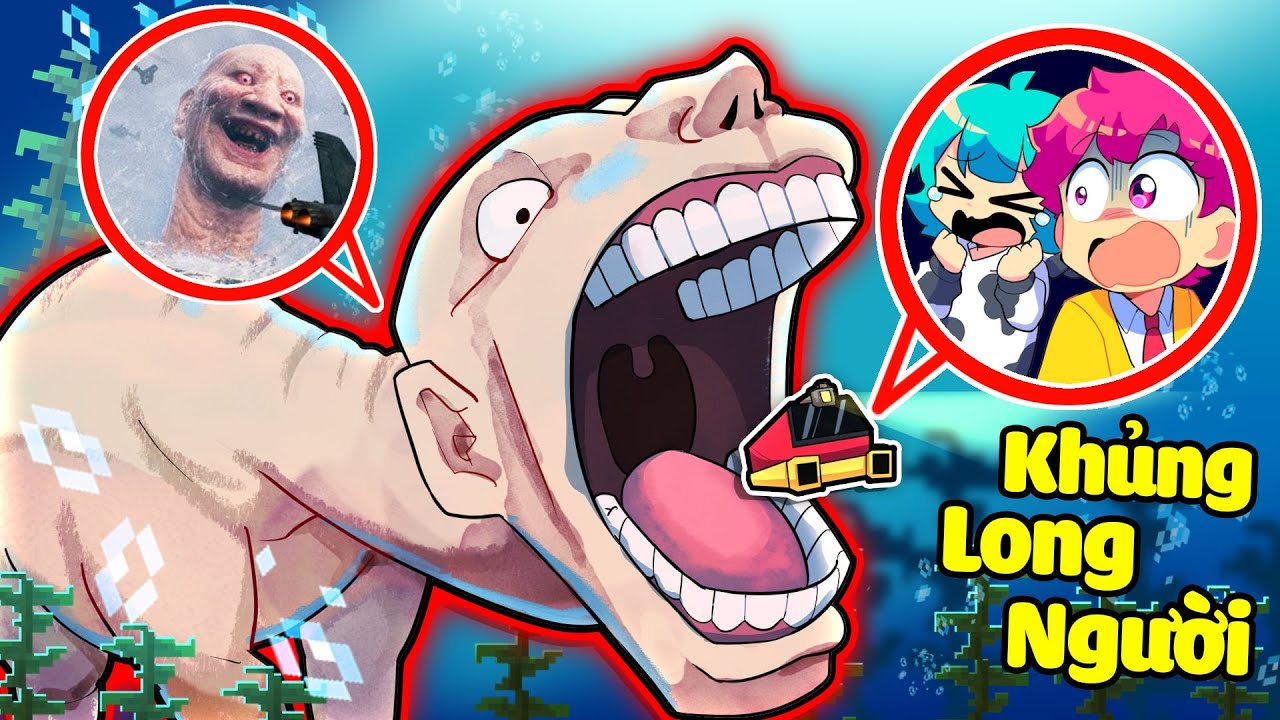 Hiha Phát Hiện KHỦNG LONG ĐẦU NGƯỜI CAO 120 MÉT Trong Minecraft 😱😨