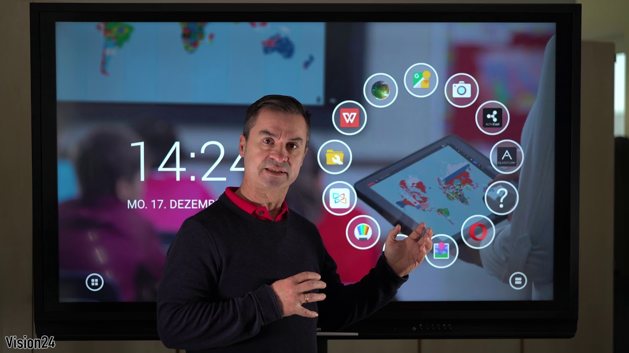 Promethean ActivPanel 4K Touch-Monitor Demo & Test mit ActivInspire Software