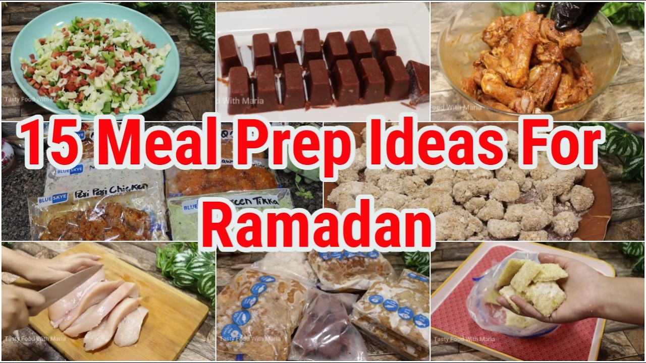 15  Meal Prep ideas for ramadan 2026 To Save Time In Ramzan😍How to Make & Store For Iftar/ Dinner