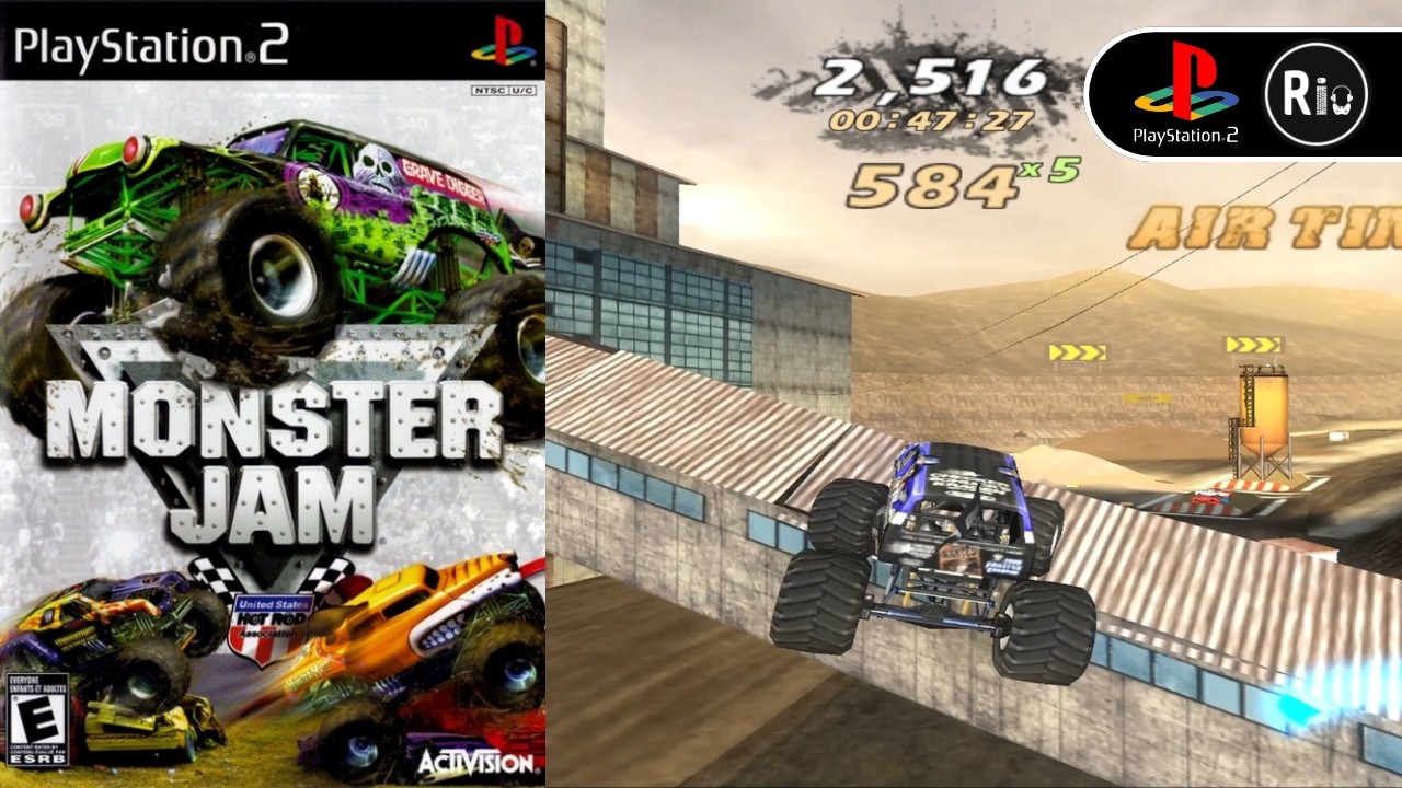 Monster Jam PS2 HD Gameplay (PCSX2)