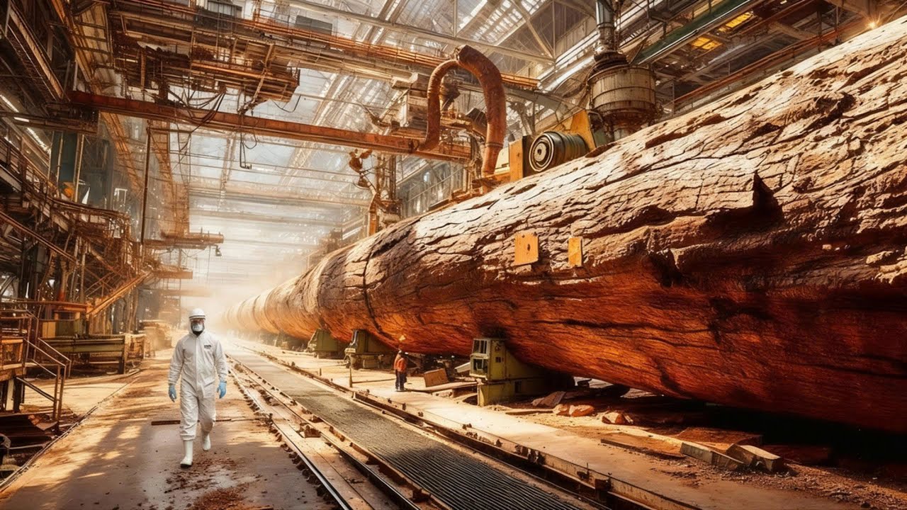 Inside a wood factory turning Earth&rsquo;s largest ancient trees into high-end furniture