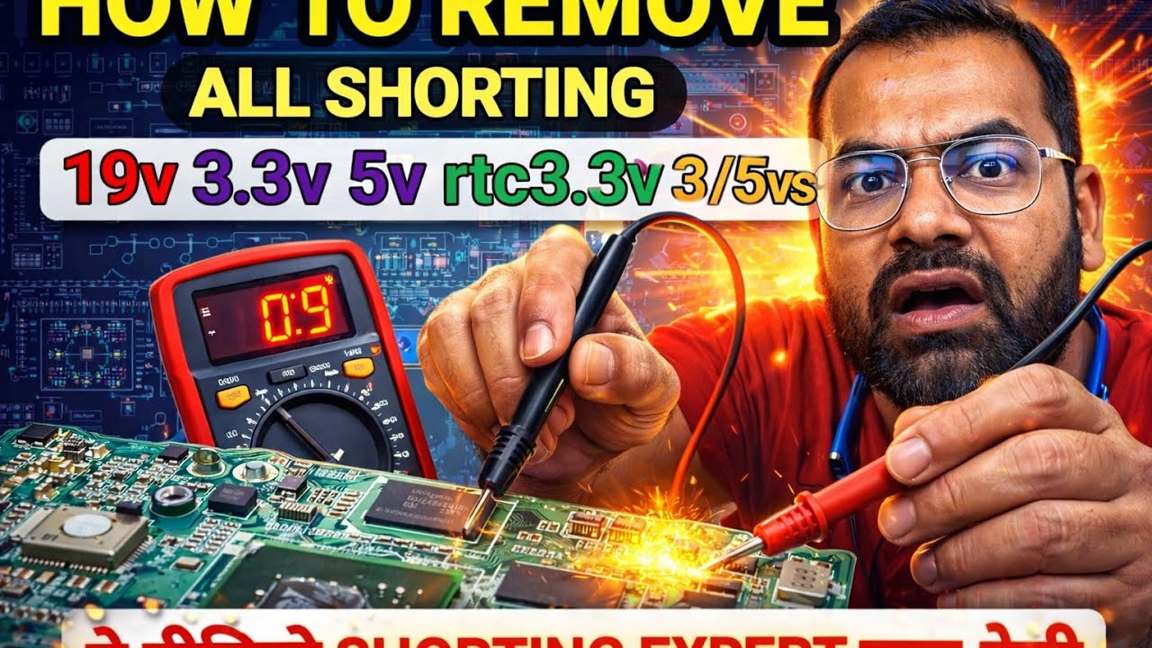 how to repair dead laptop | how to remove motherboard shorting l how to repair laptop |