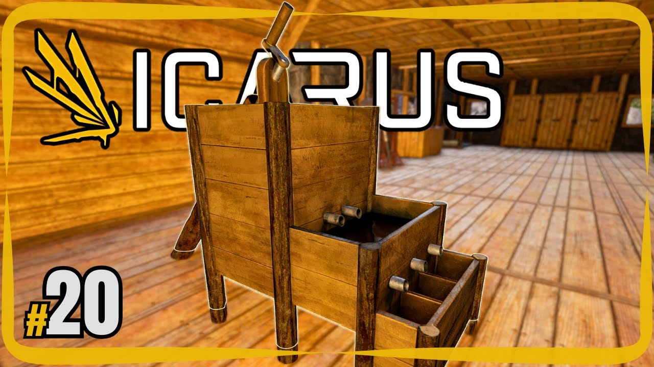 #20 - TRINKWASSER IM HAUS! - ICARUS - Let's Play Deutsch