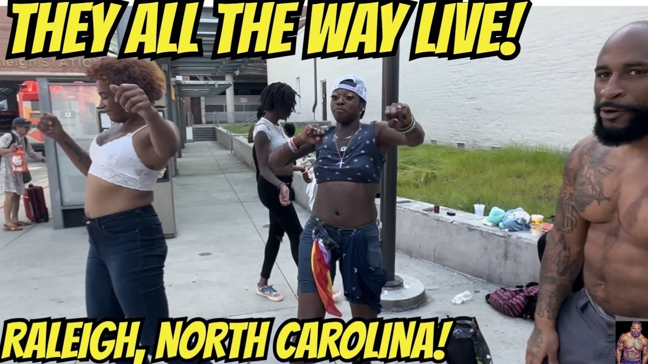 Street Talk:  Raleigh Streets Go Wild!! Downtown Chaos You Have to See!...#fypシ #viral