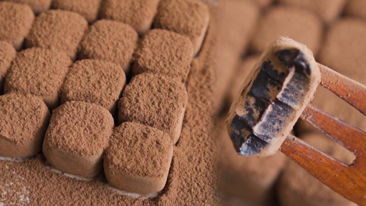 연유없이 쫀득한 연유초콜릿 만들기 🍫 : 종이컵 계량