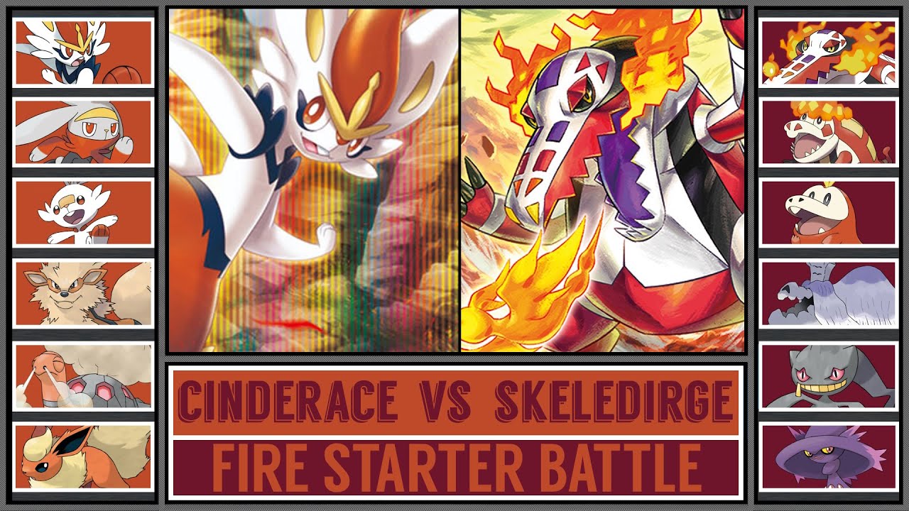 CINDERACE vs SKELEDIRGE | Fire Starter Pokémon Battle [Pokémon Scarlet & Violet]