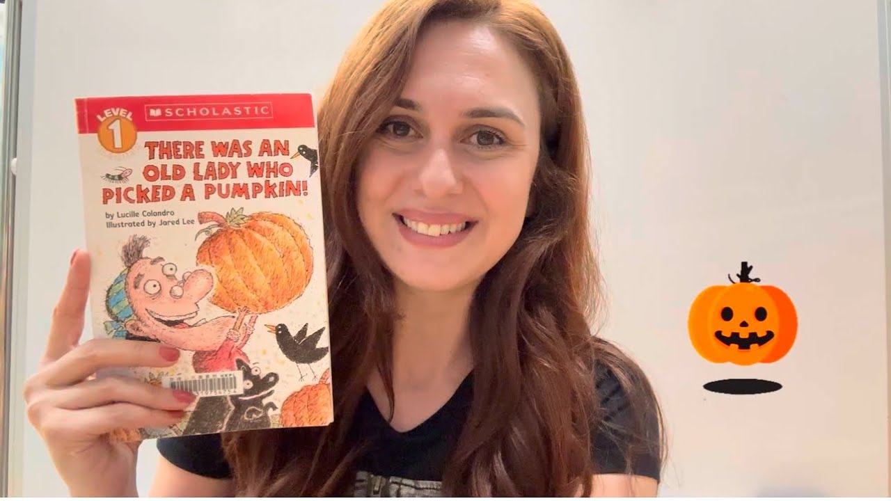 💀👻🎃There was an old lady who picked a pumpkin 💀👻🎃 - Read aloud for kids 📖 #halloweenstories #story