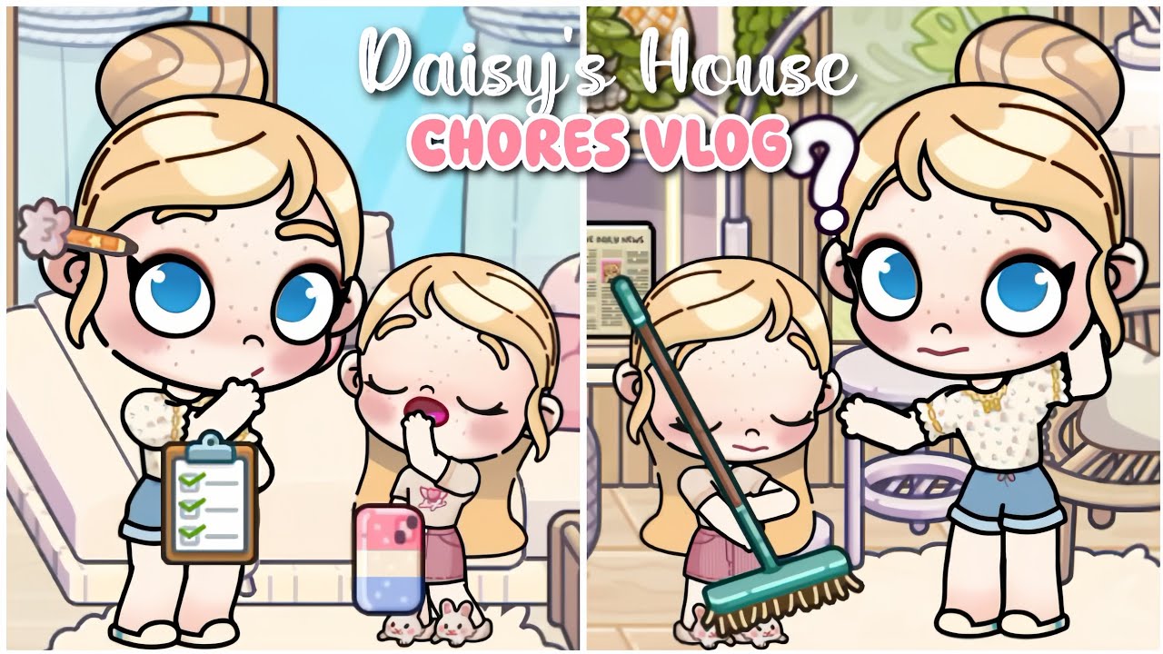Daisy's House Chores Vlog 🏡🧹 | Avatar World | Pazu