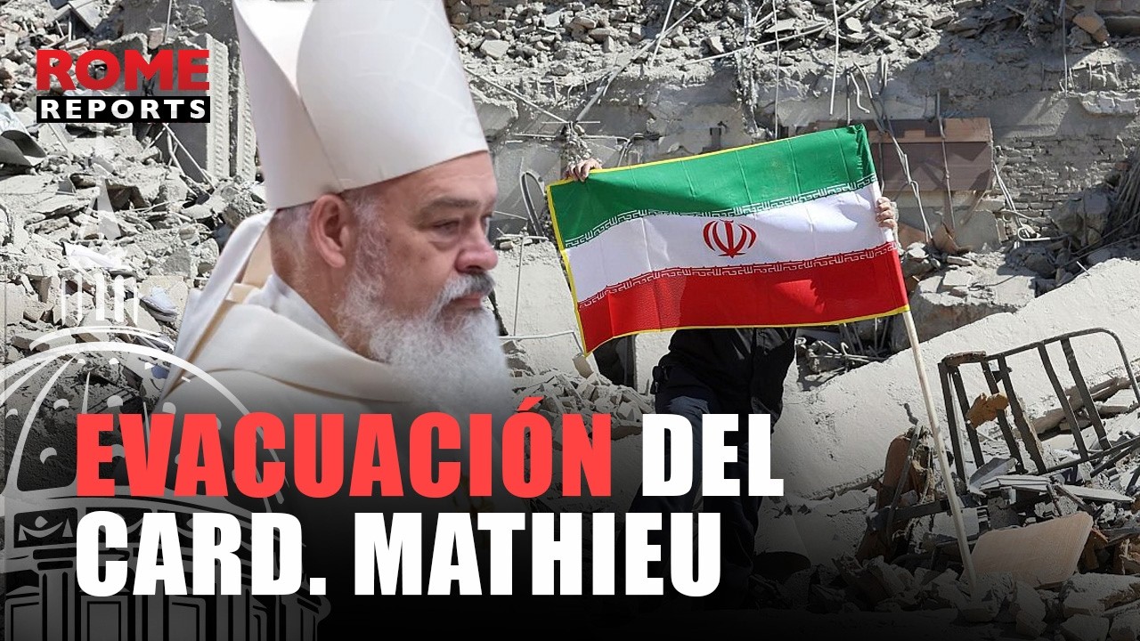 La ORDEN DEL CARD. MATHIEU CONFIRMA que “se encuentra bien” tras ser EVACUADO DE IRÁN A ROMA