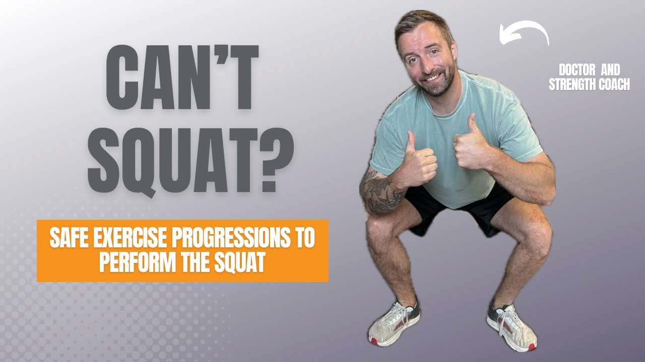 Can’t Squat Because Of Bad Knees? How To SAFELY Build Strength To Perform The Squat