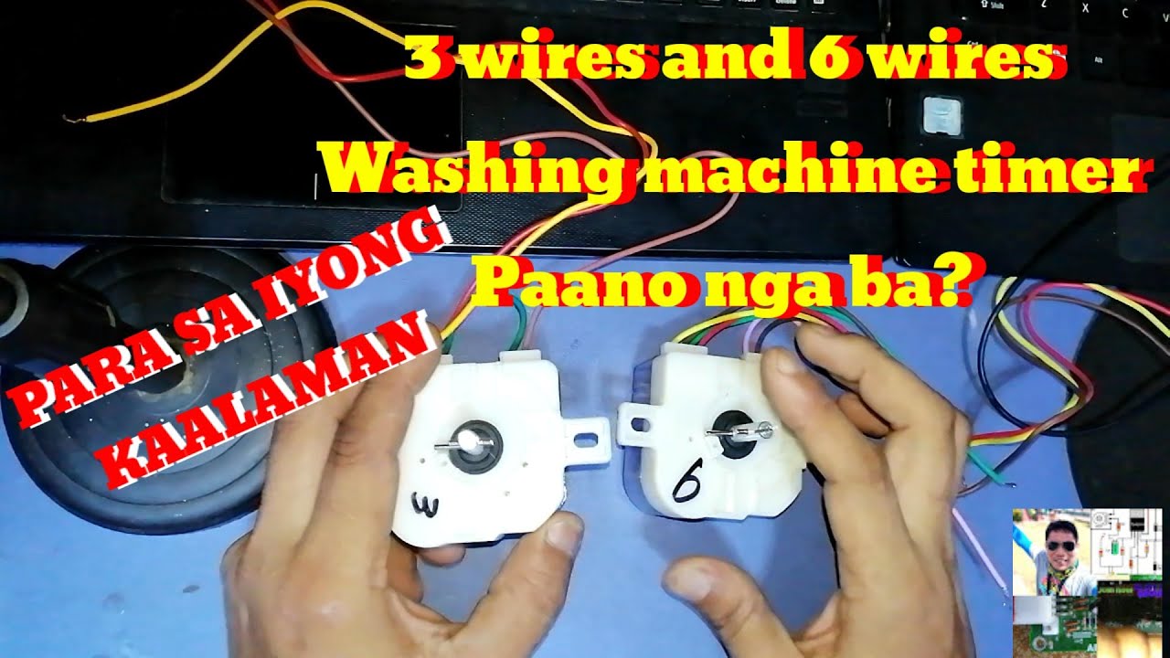3 wires and 6 wires washing machine timer how to use and covert