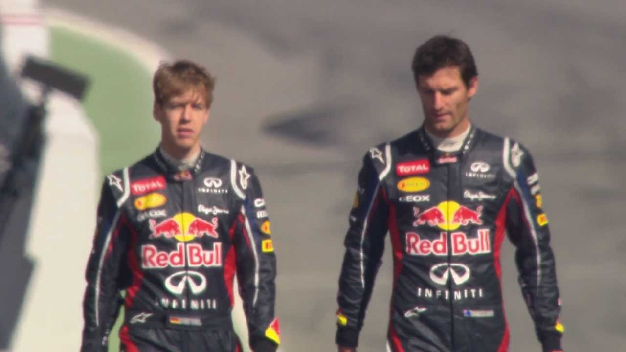Red Bull Racing 2012 - Filming Day: Sebastian Vettel and Mark Webber