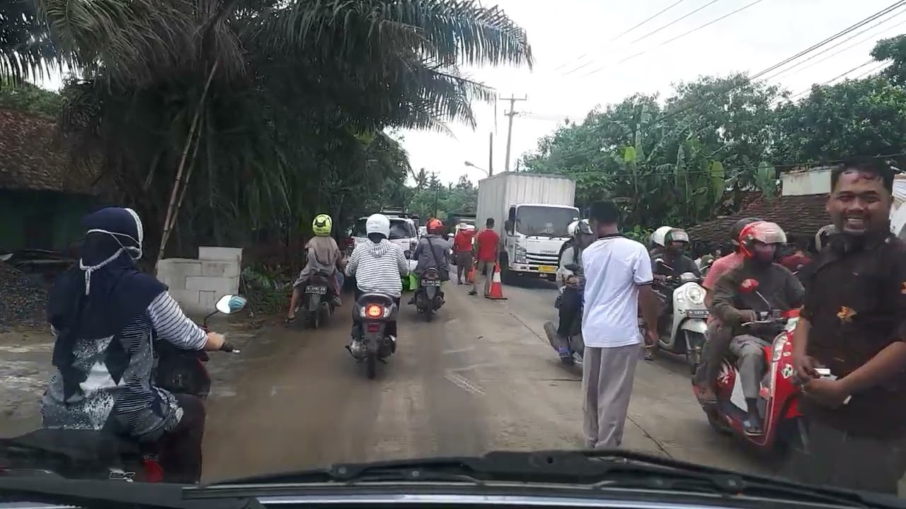 Palima (dari arah Pandeglang) - Pakupatan - menuju alun alun kota Serang